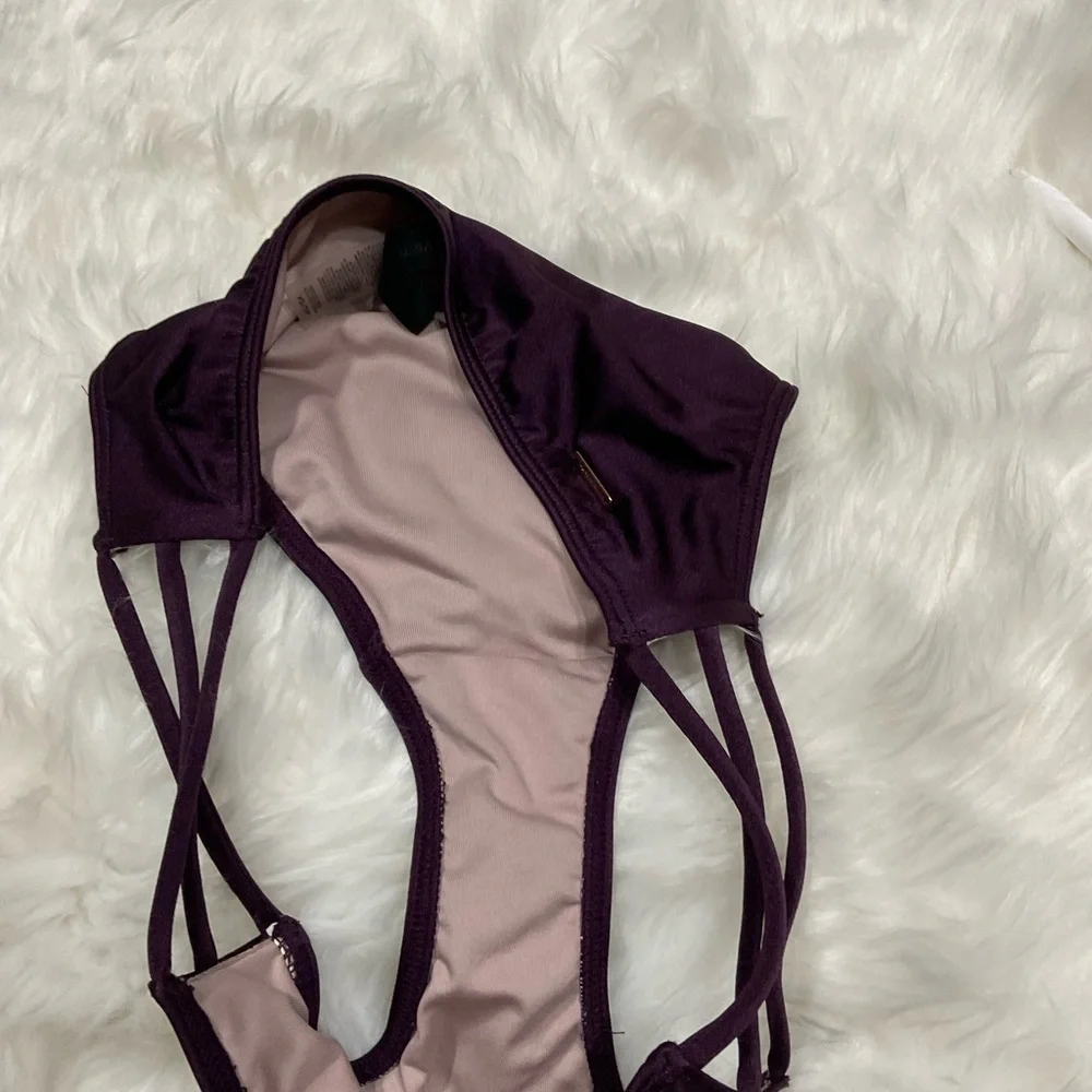 Y2K Victoria's Secret Deep Purple Bikini Bottom
